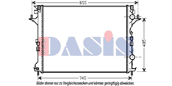 AKS DASIS Radiators, Motora dzesēšanas sistēma 180073N